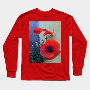 red poppies Long Sleeve T-Shirt